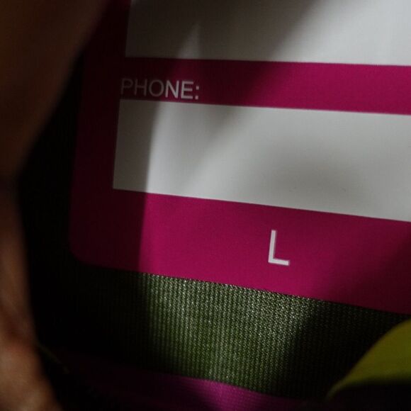 Buyk Courier Athletic Jacket Unisex Large Pink Long Sleeve Hooded Full Zip - Picture 3 of 7